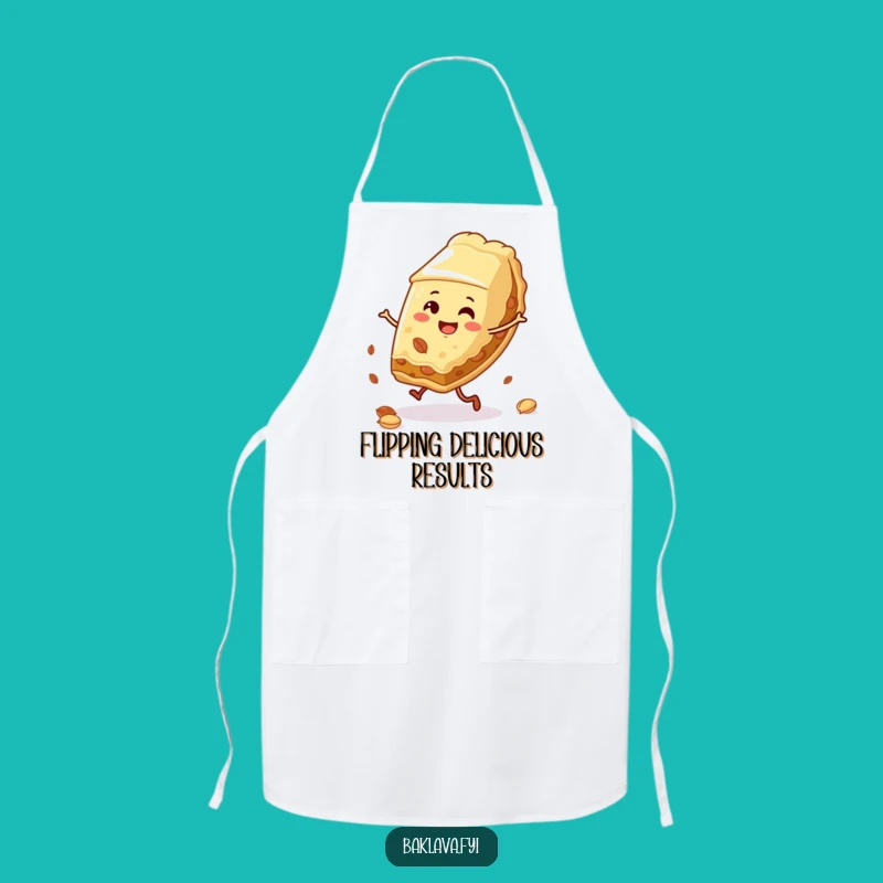 Funny Baklava Cartwheel Apron: Hilarious Dessert Chef Cooking Gift