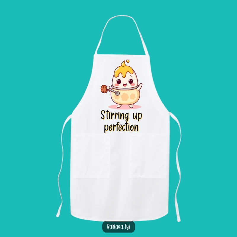 Funny Kawaii Honey Pot Stirring Apron - Humorous Kitchen Essential