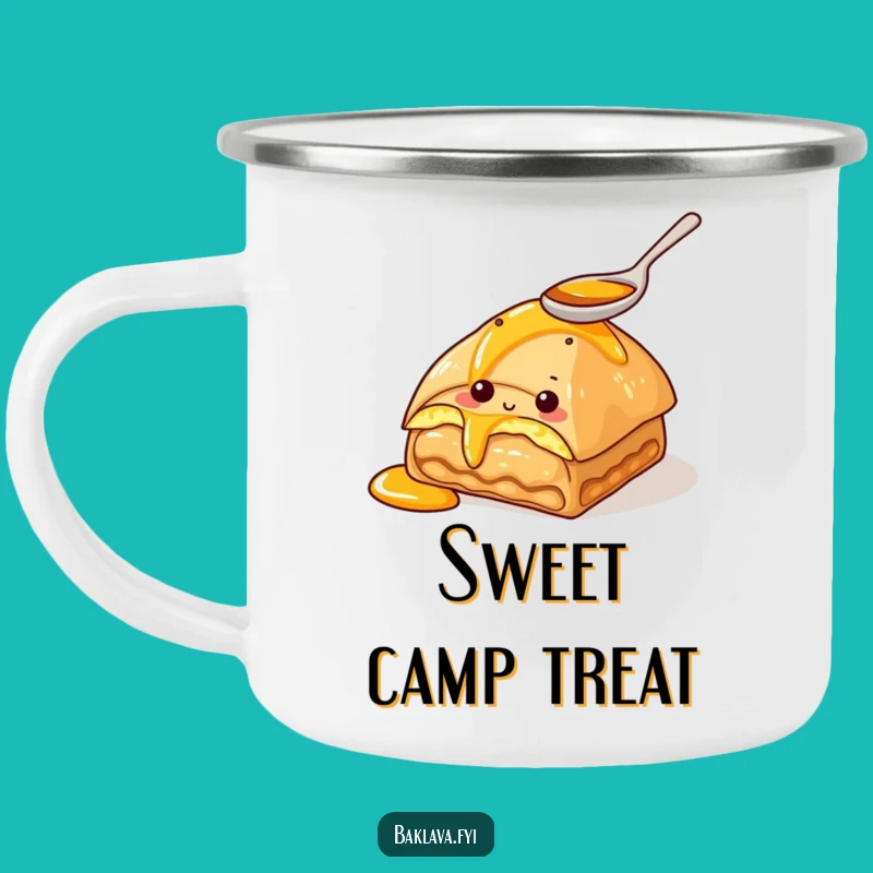 Funny Baklava Honey Camping Mug – Sweet Adventures with a Twist