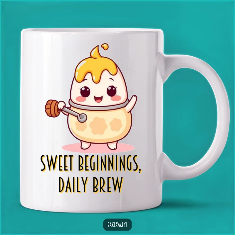 Funny Kawaii Honey Pot Stirring Mug - A Sweetly Humorous Treat for Honey Lovers