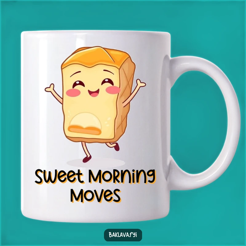 Funny Baklava Jig Mug - Joyful Pastry Design for Dessert Lovers & Gift
