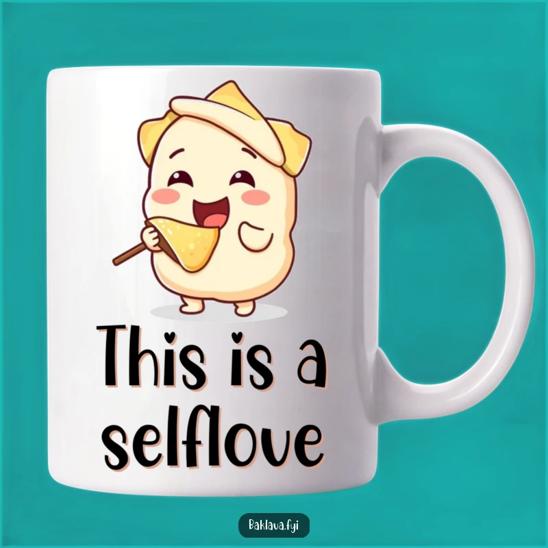 Funny Phyllo Dough Bite Mug - Hilariously Self-Indulgent Humor for Foodies
