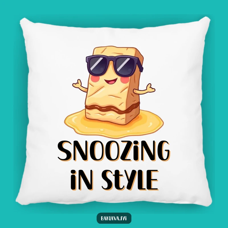 Funny Cool Baklava Pillow - Relax in Style with this Hilarious Comfort!