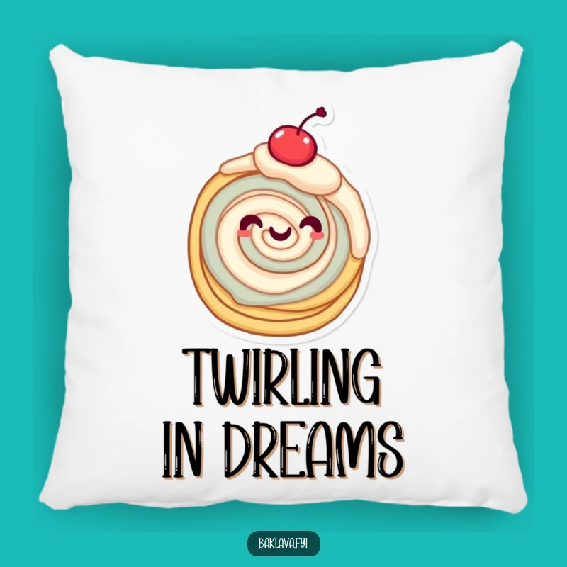 Funny Twirling Pastry Pillow: Cozy Comfort & Sweet Smiles