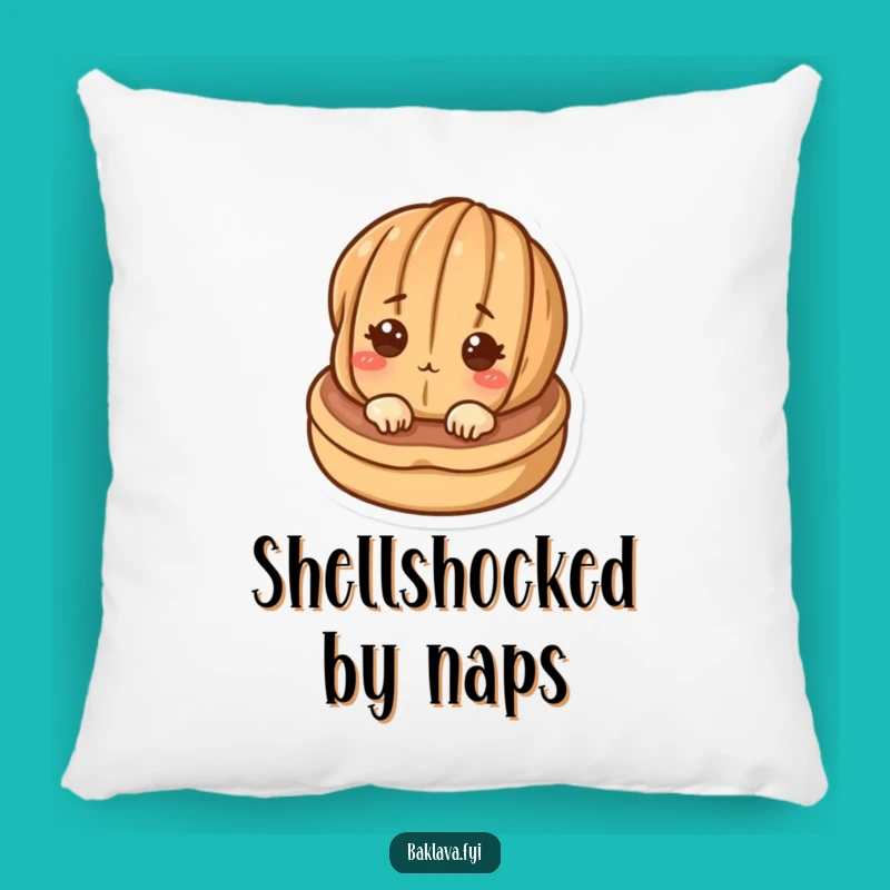 Funny Walnut Pastry Pillow - Cozy & Hilarious Accent for Comfy Living Spaces