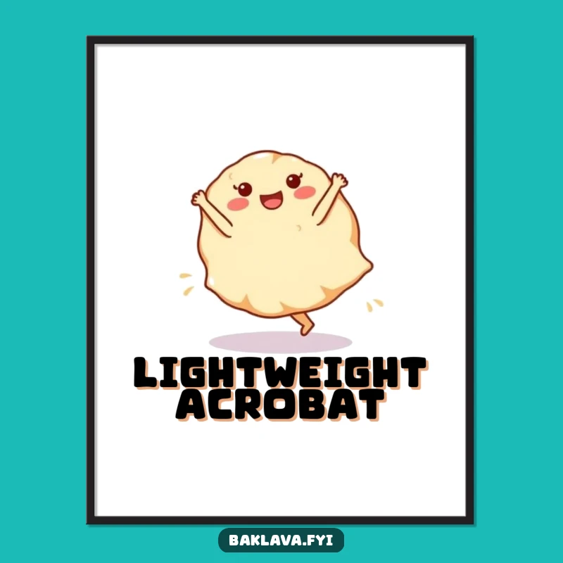 Instant Funny Phyllo Dough Cartwheel Art - Sweet Baking Fun