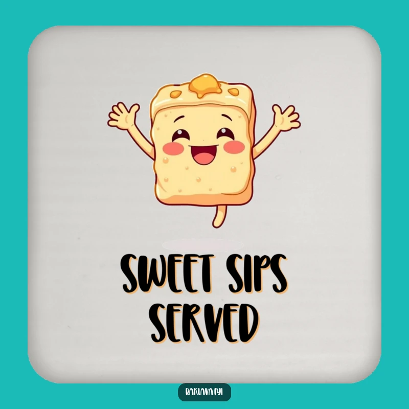 Funny Baklava Drink Coasters: Sweet Protection for Your Table