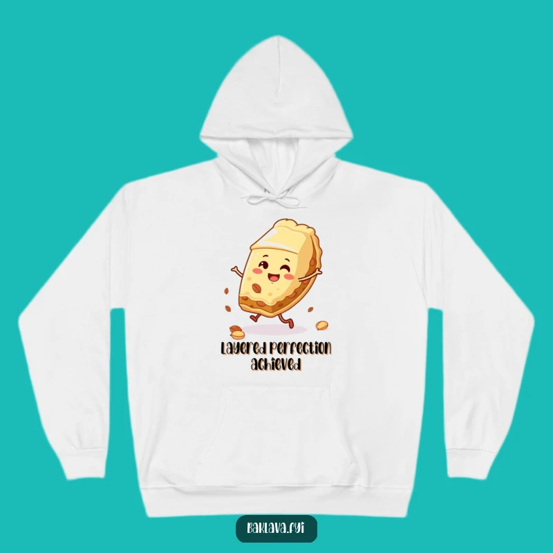 Funny Baklava Cartwheel Hoodie: Cozy & Hilarious Dessert Lover Gift