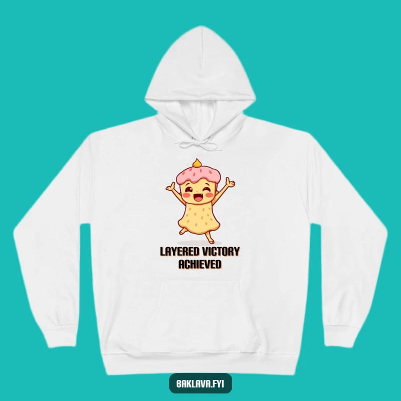 Funny Baklava Dance Hoodie: Cozy Up with Triumphant Sweetness and Warmth