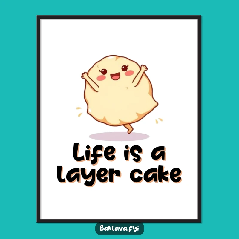 Free Printable Funny Phyllo Dough Wall Art - Cartwheeling Sheet Downloadable Decor