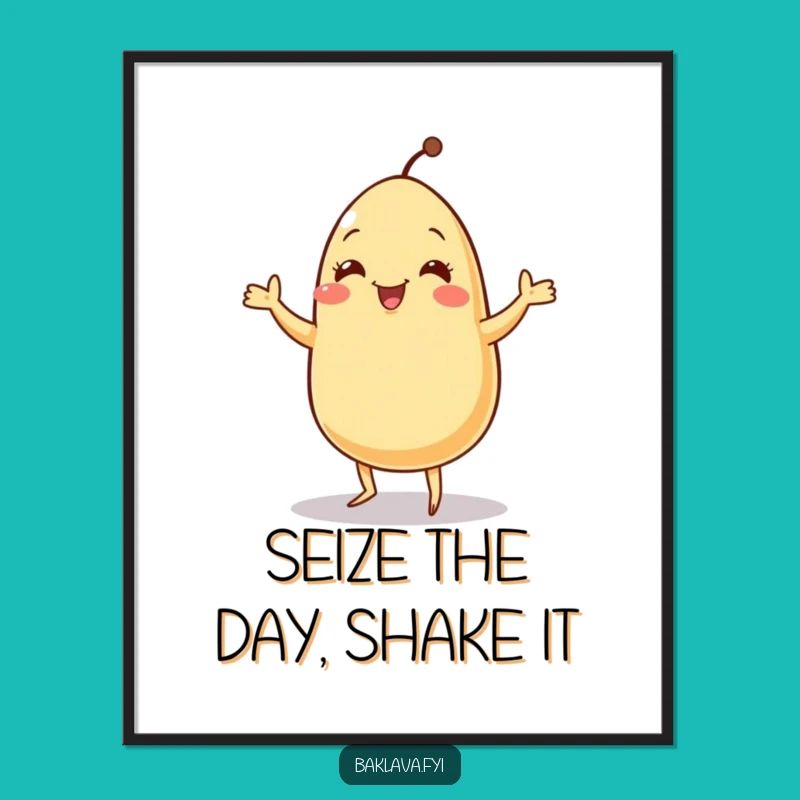 Free Printable Sesame Seed Art: Jolly Jigging Downloadable Wall Decor!