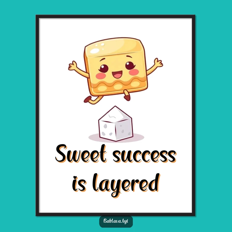 Free Printable Wall Art: Baklava Action, Fun DIY Downloadable Decor!