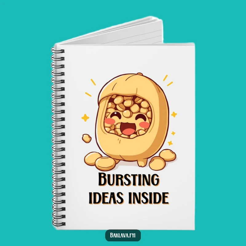 Funny Nut Filling Excitement Notebook - Jot Down Flavorful Ideas