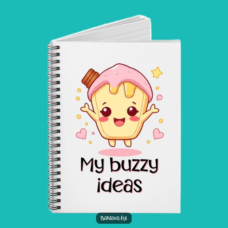 Funny Hopping Honey Pastry Notebook: Jot Down Sweet Ideas