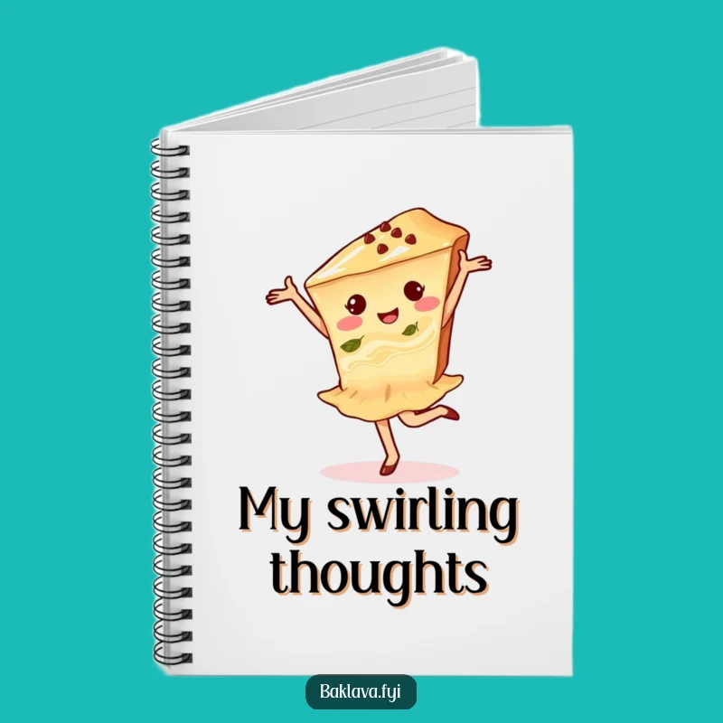 Funny Baklava Pirouette Notebook: Delighted Dance Notes, Perfect Funny Gift for Students