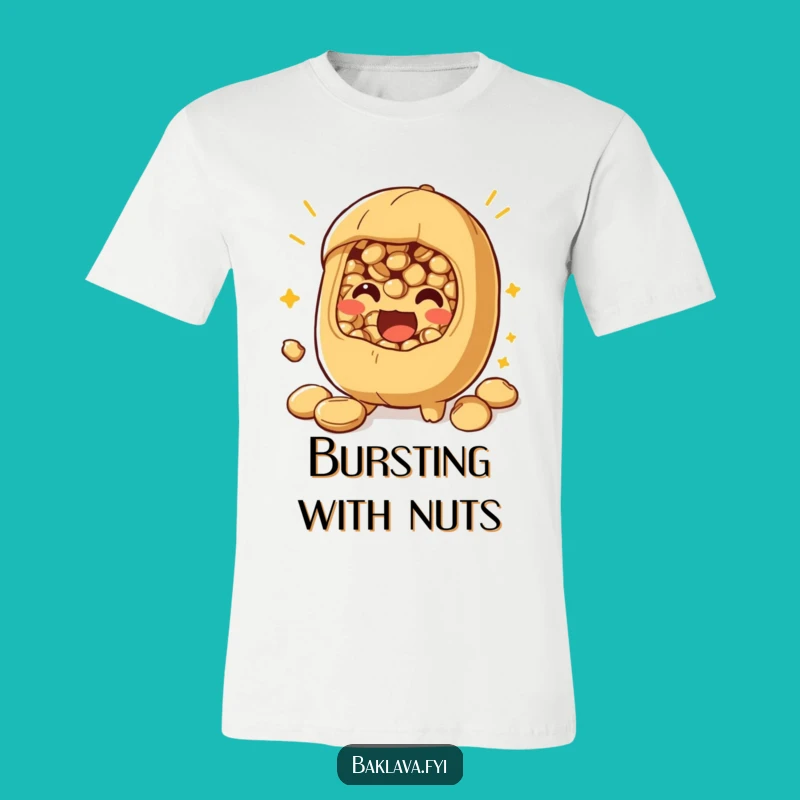 Funny Nut Filling Excitement T-Shirt - Wear Your Enthusiasm
