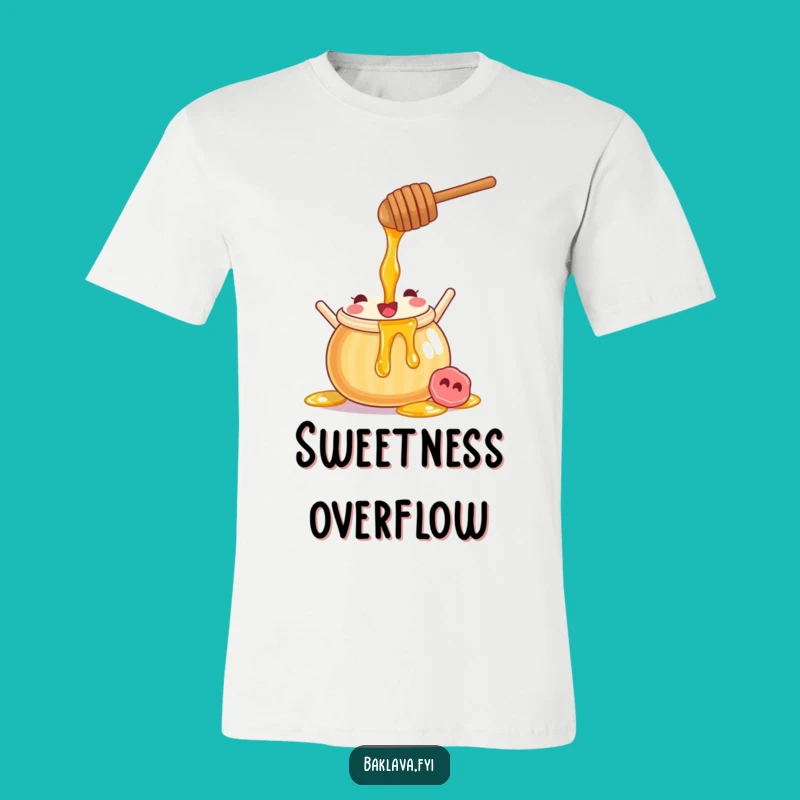 Funny Honey Pot Pouring Syrup T-Shirt - Wear Your Sweetness