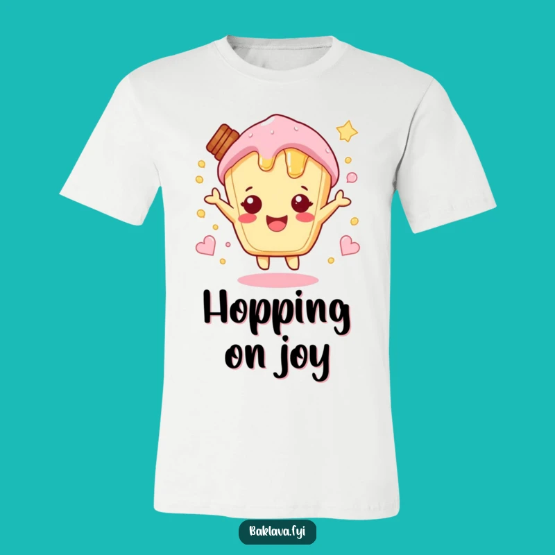Funny Hopping Honey Pastry Tee: Wear Your Sweet Energy