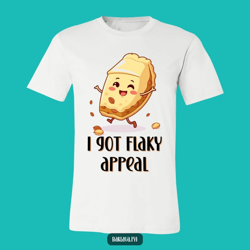 Funny Baklava Cartwheel T-Shirt: Hilarious Nutty Dessert Lover Tee Gift