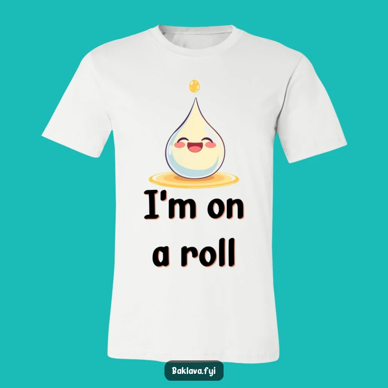 Funny Giggling Syrup Droplet T-Shirt - Wearable Happiness for Syrup Lovers