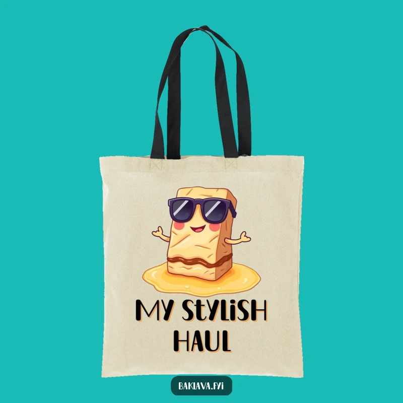 Funny Cool Baklava Tote Bag - Carry Your Style with Hilarious Swagger!