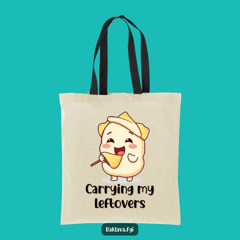 Funny Phyllo Dough Self-Bite Tote Bag - Carry Your Humor in Style
