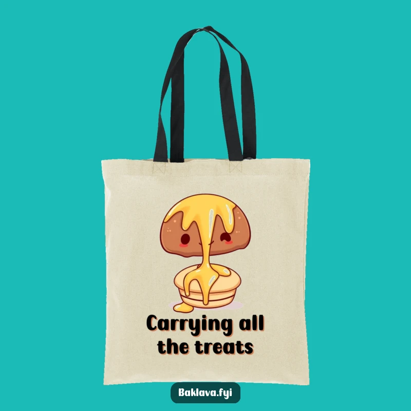 Funny Syrup Pastry Tote Bag - Carry Your Essentials With Hilarious Sweetness